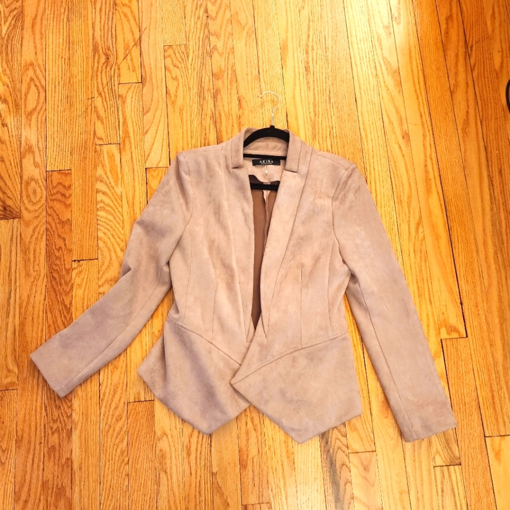 Only worn 1 x suede Akira blazer